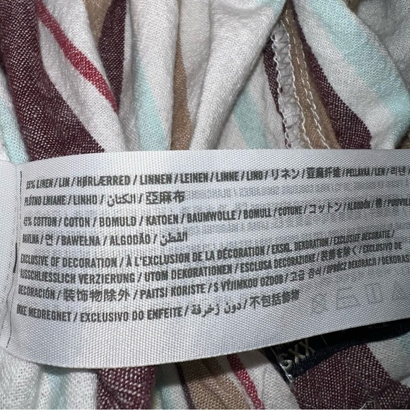 Abercrombie and Fitch Striped Paperbag Waist Pants size xxs - Picture 3 of 7